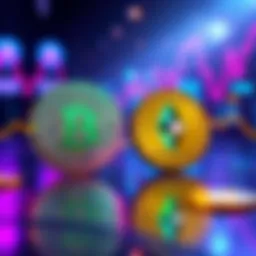 A graphic showing the conversion process from Bitcoin (BTC) to Wrapped Bitcoin (WBTC) on the Ethereum network with symbols of both currencies.