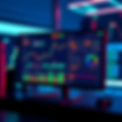 A visual representation of a BTC/USDT futures grid bot interface with charts and performance metrics, showing trading results and analysis on a computer screen.