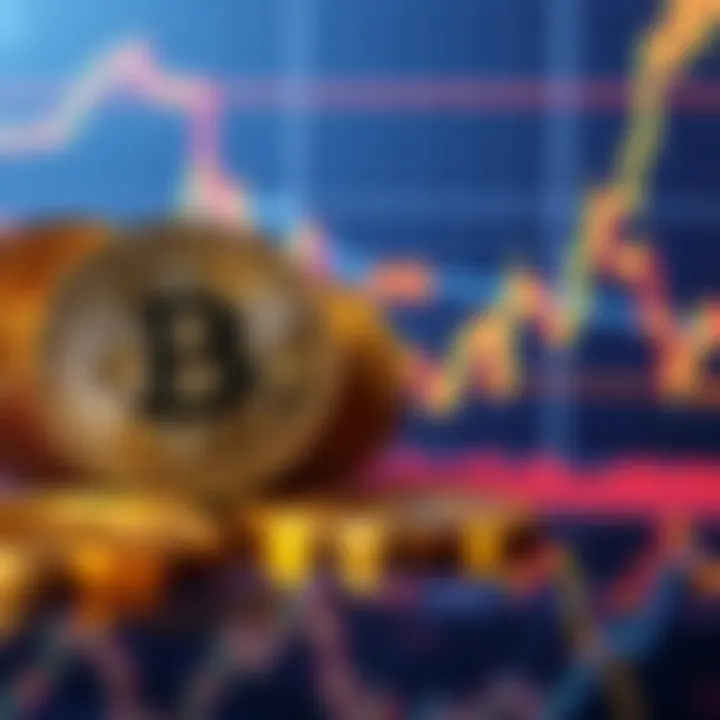 Bitcoin and 2x Leveraged ETF Comparison A graphic showing Bitcoin coins next to a chart illustrating the performance of a 2x leveraged ETF.