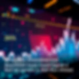 A graph showing a downward trend followed by an upward spike, symbolizing a potential market reversal