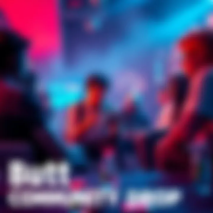 People discussing the decline of the Butt Bros community, with graph showing decrease in numbers.