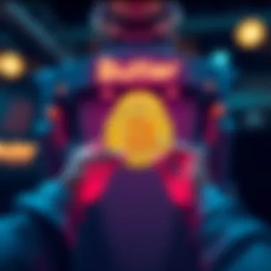 Butter sharing bitcoin post Butter sharing an inspiring bitcoin message with community feedback in the background