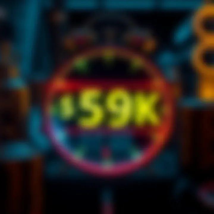 Opportunity to Buy Assets A graphic showing a countdown clock with assets priced above $59K highlighted, representing urgency in buying before prices rise.