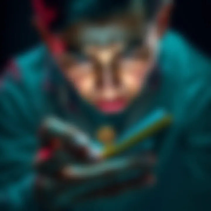A person looking at their empty digital wallet with a worried expression after being scammed, symbolizing loss and caution in online transactions.