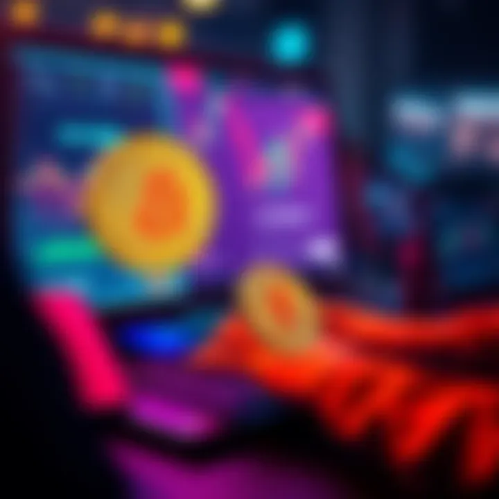 A person swapping Bitcoin for Ethereum on their computer using an instant exchange platform without KYC verification