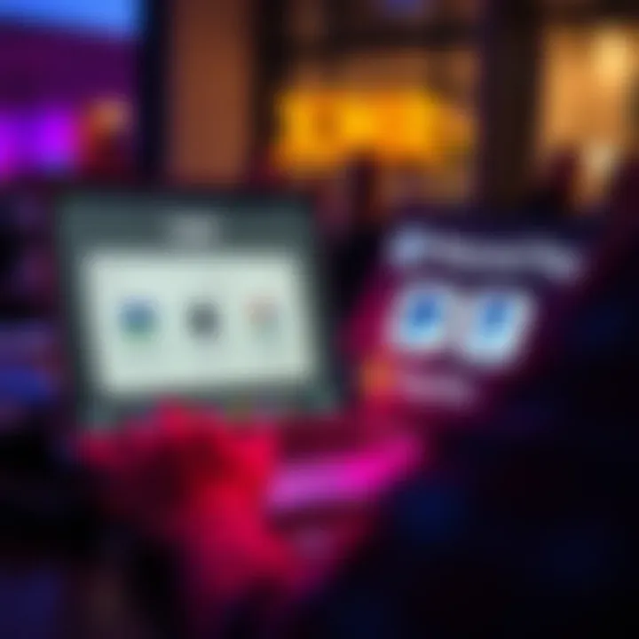 A person using a laptop with various payment options displayed on the screen, showing credit card, Apple Pay, Google Pay, and PayPal logos while preparing to buy XMR.