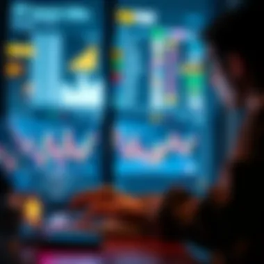 A person using a laptop to buy XRP on a European trading platform with a focus on small transactions.