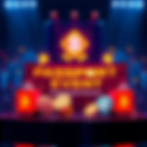 Graphic showing Bybit Passport event with cash rewards and trading symbols
