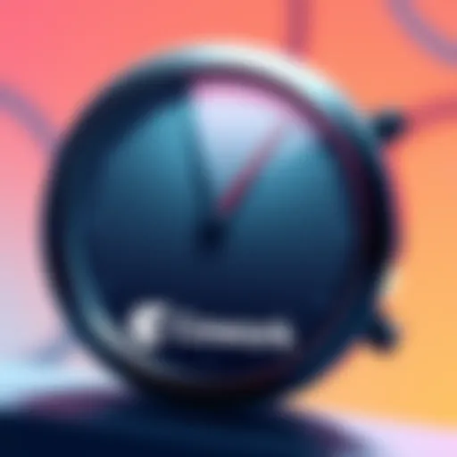 Illustration showing a timer with different time settings and the Cowork logo, representing cache Time-To-Live settings.
