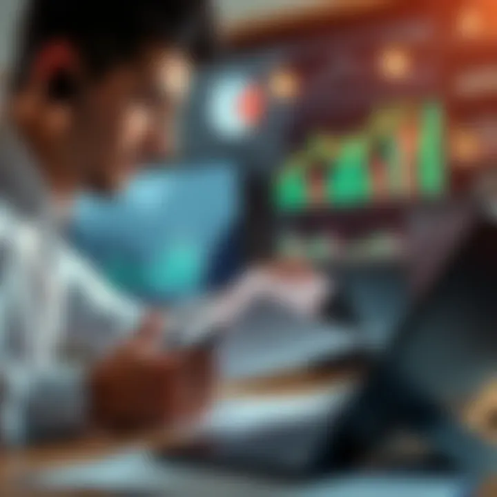 A person analyzing tax documents and financial charts to determine cost basis for distributions