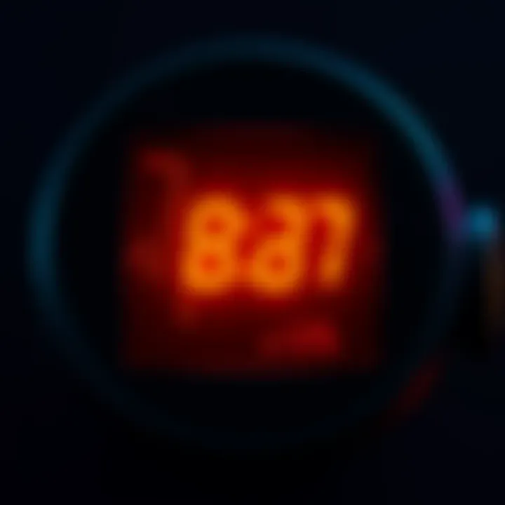 Calm Heart Monitor Readout A heart monitor displaying a pulse reading with numbers, showing calmness and stability in health.