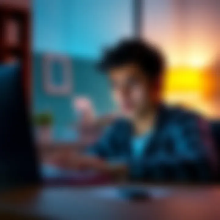 Person canceling ladder subscription A frustrated person looking at a laptop screen while trying to cancel their ladder subscription