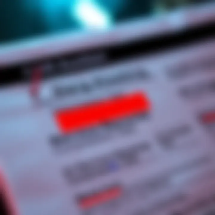 A close-up of a car listing with highlighted sections showing missing information like service records and compression tests.