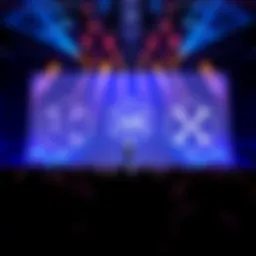 Cardano's CEO presenting on stage, highlighting the structural similarities between Cardano and XRP with a graphic showing both logos