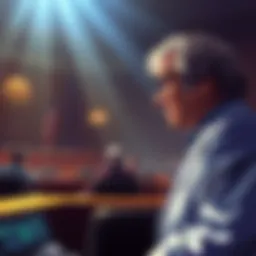 Carl Sagan Estate Legal Action A courtroom scene illustrating the legal battle between Carl Sagan's estate and Luma AI over audio rights.