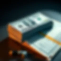 A stack of cash with documents symbolizing successful validations beside it