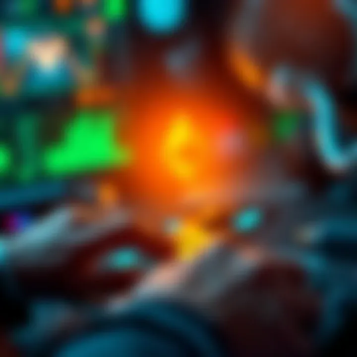 A peer-to-peer transaction taking place with Monero and stablecoins on a digital device