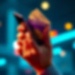 Person holding a paper wallet and a smartphone, preparing to cash out Bitcoin safely