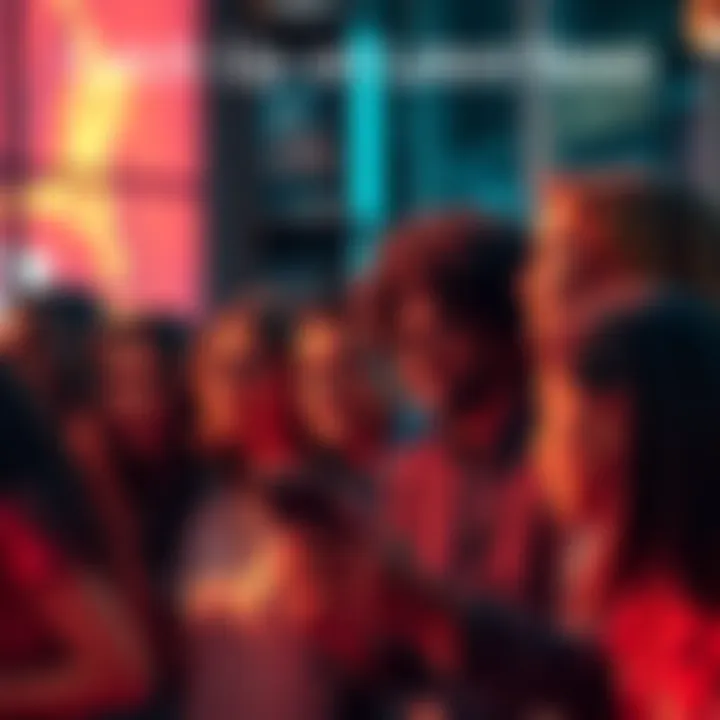 A group of diverse people engaging in a lively discussion about current events, looking curious and interested.