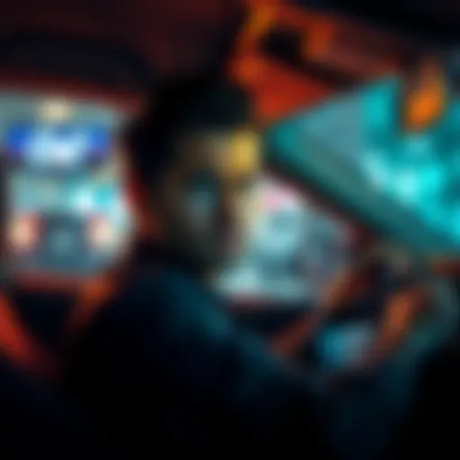 A person looking concerned while viewing a car listing on Leboncoin, showing hesitation and caution.