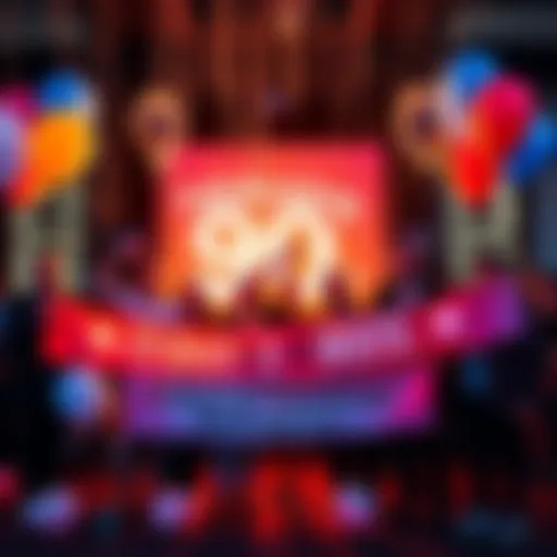 Group of people celebrating a milestone with balloons and banners that say '90 Days of Consistency'