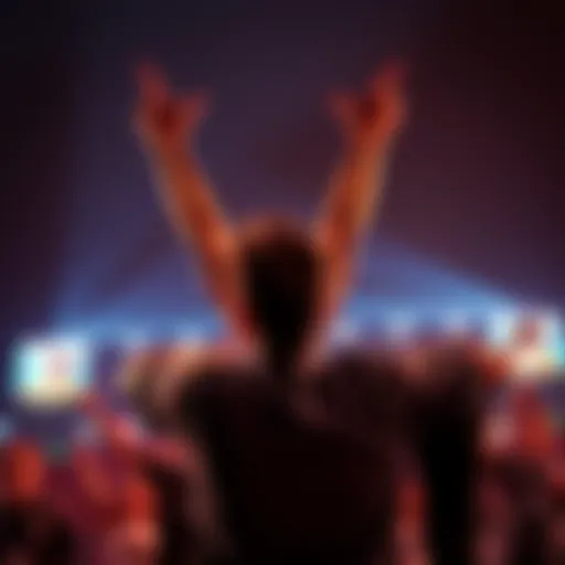 A person joyfully celebrating a milestone with arms raised high, symbolizing achievement and perseverance during tough times.