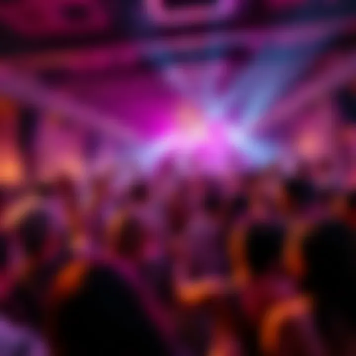 Celebration Night People enjoying a lively celebration with music, dancing, and laughter