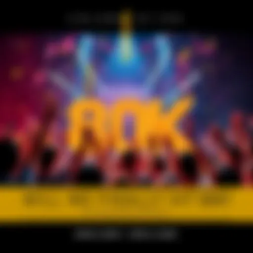 A group of people excitedly celebrating as they reach the 80K milestone with confetti and cheers