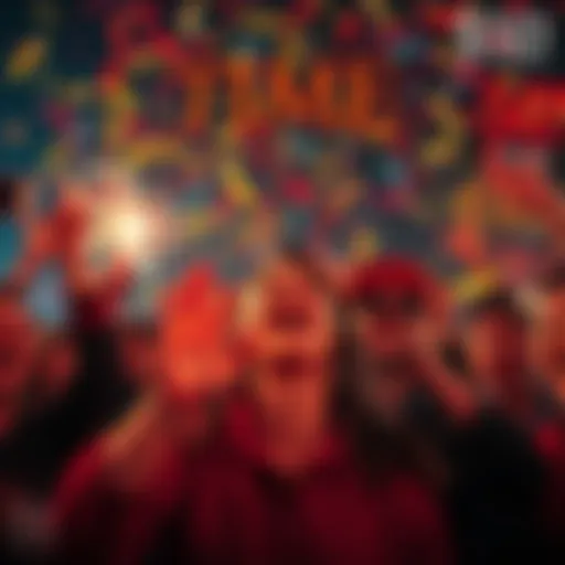 People celebrating as Time hits the $50 milestone with confetti and happy expressions.