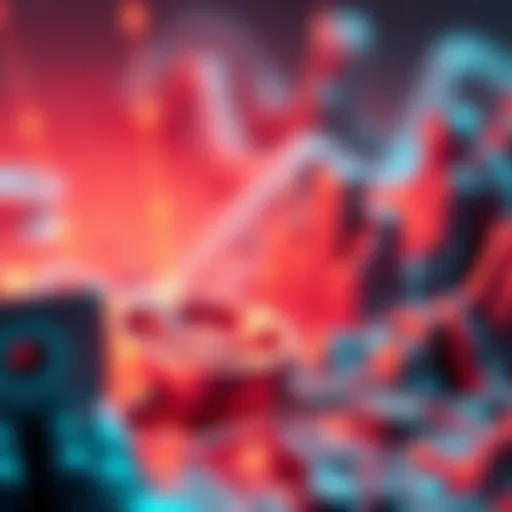 Visual representation of the Jovian Hardfork launch on Celo Mainnet with digital elements symbolizing an upgrade process.