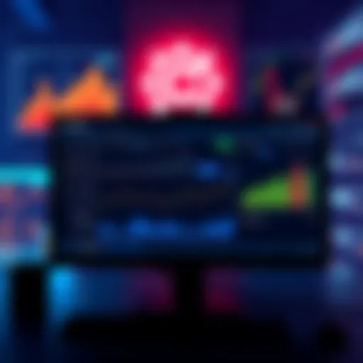 A computer screen displaying the Chainflip platform with graphs and data related to decentralized finance, highlighting liquidity and risks.
