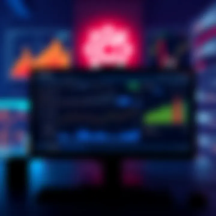 A computer screen displaying the Chainflip platform with graphs and data related to decentralized finance, highlighting liquidity and risks.