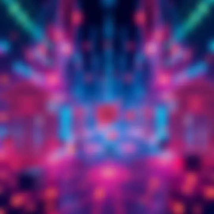 A visual representation of Chainlink merging with traditional banks, showcasing a digital network connecting financial institutions and cryptocurrency, symbolizing a new economic framework.