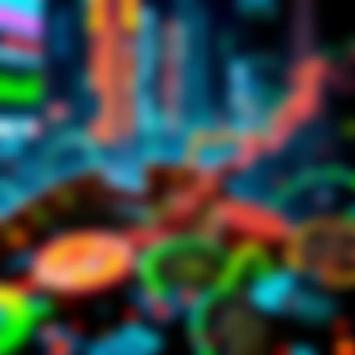 Visual representation of Chainlink's growth linked to Nvidia's AI demand, showing Link tokens and oracle systems securing real-world assets.