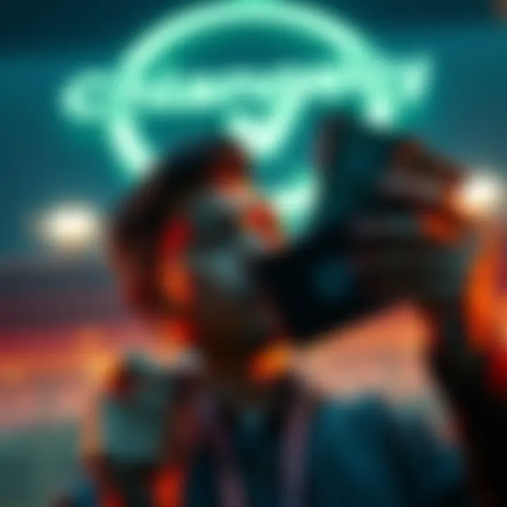 A person looks frustrated while checking their cryptocurrency wallet showing frozen funds, with a Changelly logo in the background.