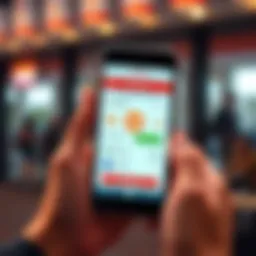 A person holding a smartphone showing a donation page with Monero logo and charity icons