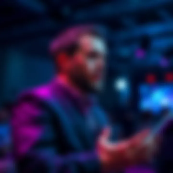 Charles from Cardano sharing updates at the Consensus HK event, engaging the audience with future plans.