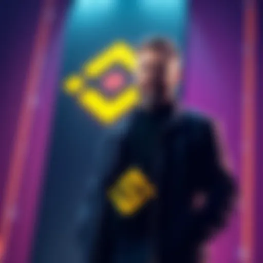 Charles Hoskinson stands with Binance logo, signaling his new role and potential changes in the crypto market