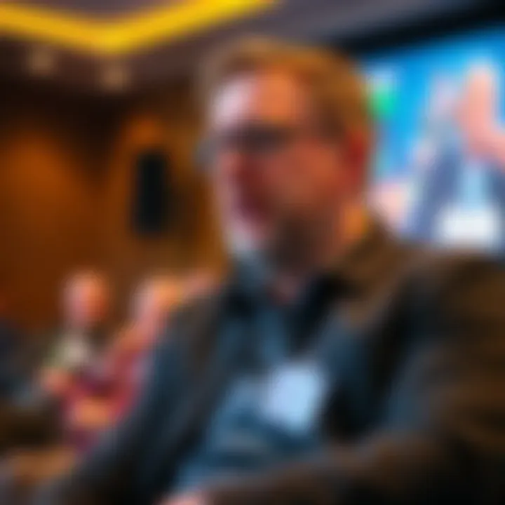 Charles Hoskinson speaks at a conference about the importance of resilience and patience in the cryptocurrency industry