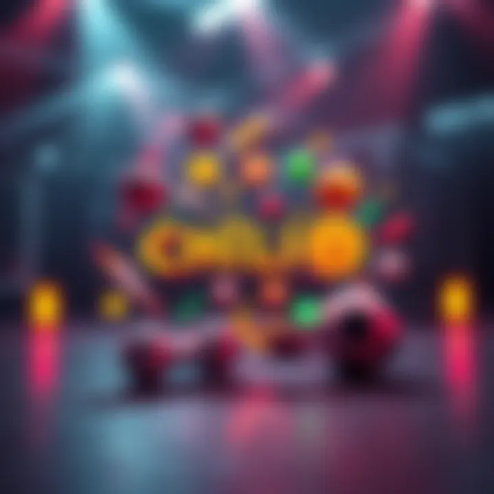 Chiliz Sports and Crypto Connection A vibrant graphic showing sports icons and cryptocurrency symbols merging together, representing the connection between sports fans and blockchain technology.