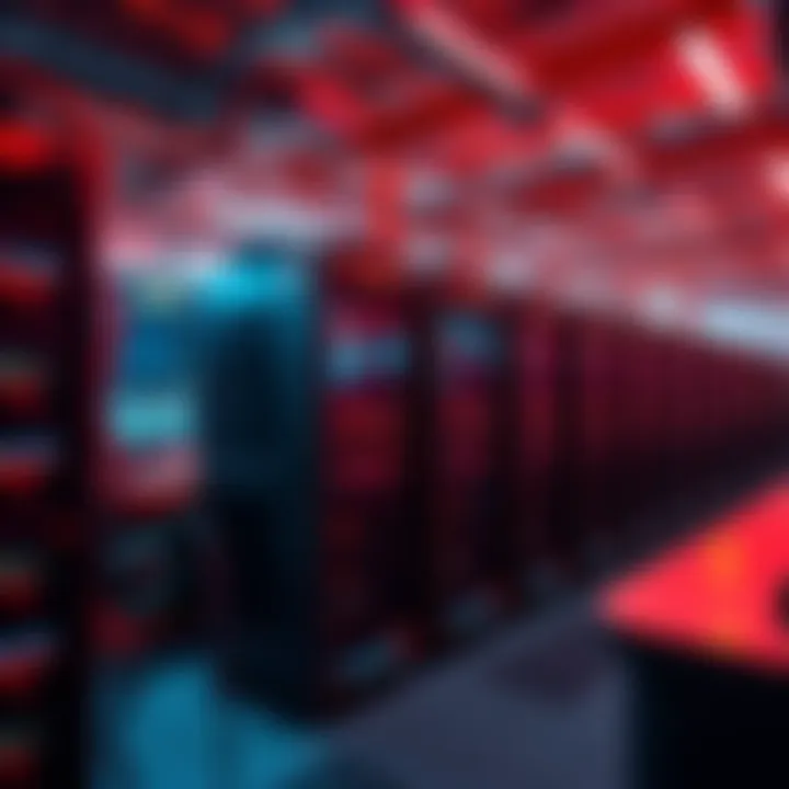 A view of cryptocurrency mining equipment set up in a facility in China, highlighting ongoing operations despite the ban.