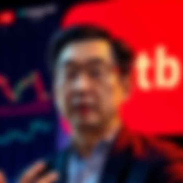 A Chinese professor with glasses passionately speaking about Bitcoin, surrounded by financial charts and a large YouTube logo in the background.