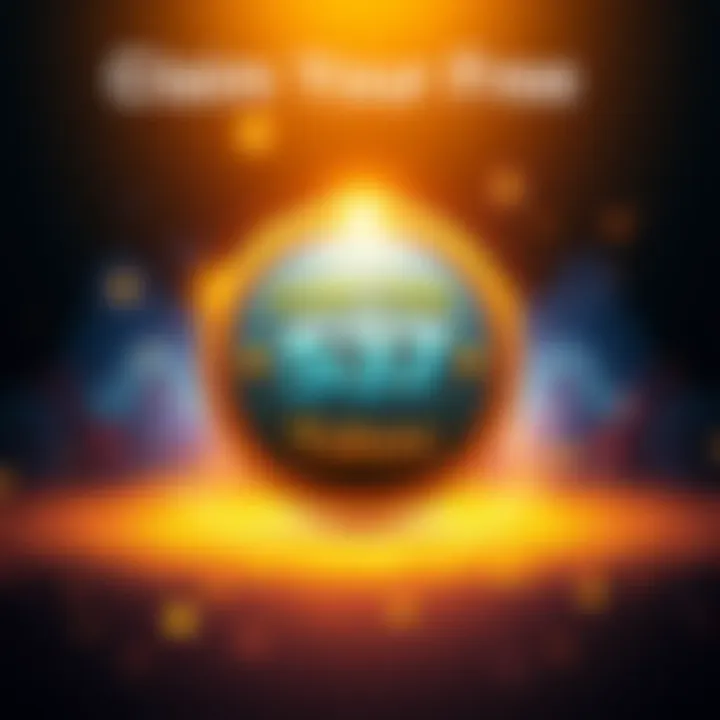 A bright graphic showing a token with the text 'Claim Your Free Token' and an envelope symbol for sharing addresses.