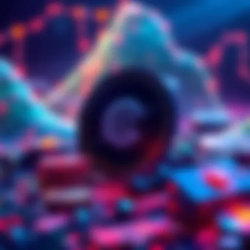 A representation of Clardun's presale hitting $53 million with innovative settlement technology, featuring digital assets symbolizing risk-free transactions and payment solutions.