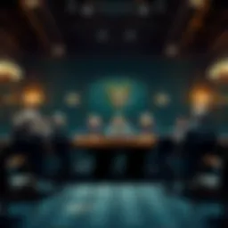 Lawmakers gathered around a table discussing the future of the CLARITY Act, showing concern and uncertainty