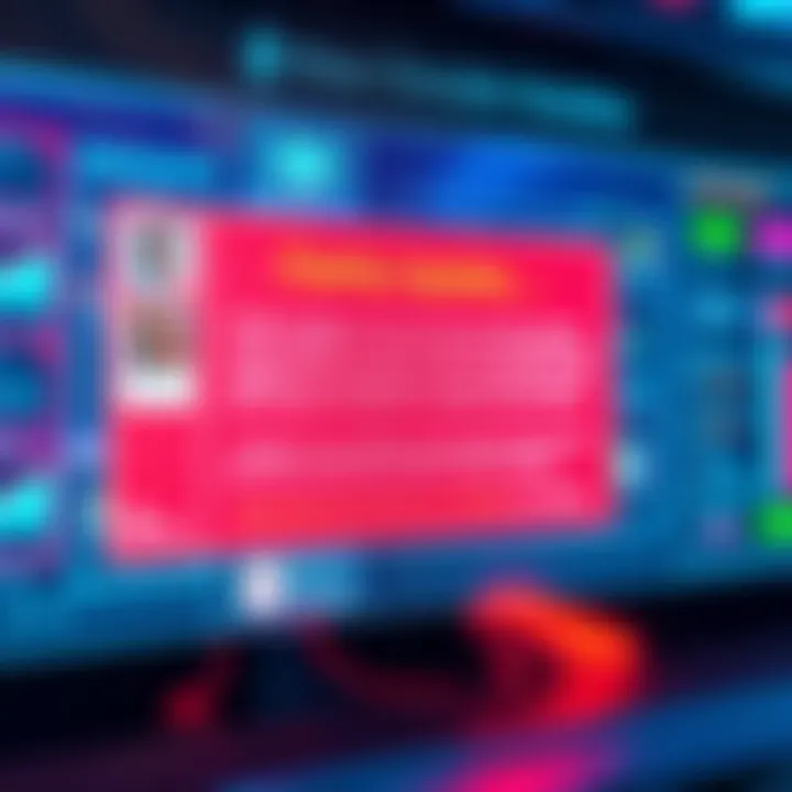 A graphic showing a vibrant digital interface with notifications about the Clarity Update, highlighting user experience enhancements.