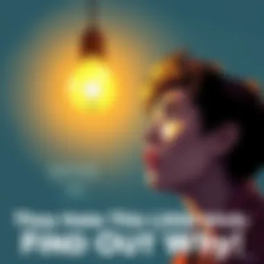 A light bulb glowing above a person's head, symbolizing a clever idea or trick. The person appears surprised and intrigued.