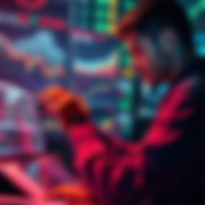 A person analyzing charts and graphs to understand profit strategies
