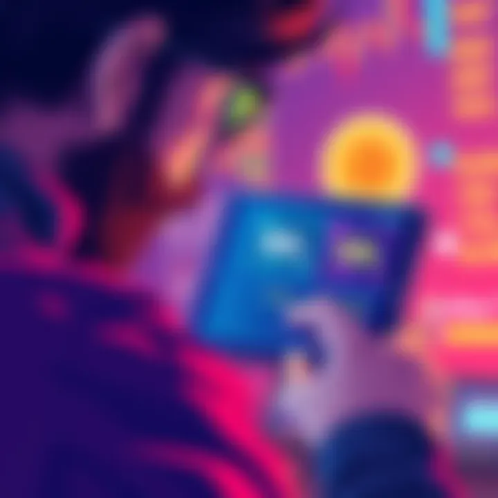 Illustration of a user looking at a digital wallet with missing balances for BCH and SOL assets on Coinbase.