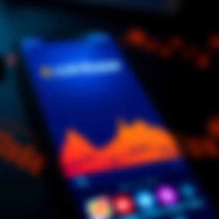 Screenshot of the Coinbase App with black dots replacing dollar amounts for funds